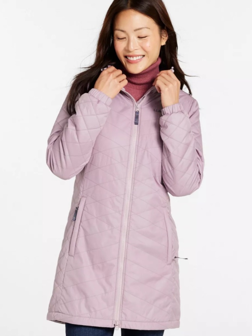LL Bean Primaloft Fleece lined parka